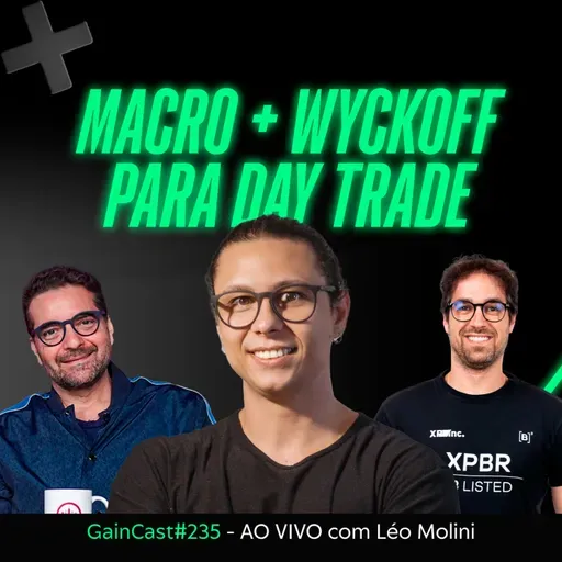 Ganhe dinheiro no day trade usando análise macro e Wyckoff - Léo Molini no GainCast#235
