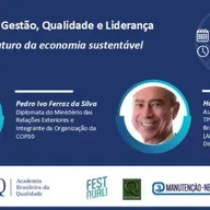 Live “COP30 e o futuro da economia sustentável", com Pedro Ivo Ferraz da Silva