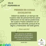 Día 19 - Filipenses 4:8