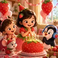 Bedtime Stories: Miumiu’s Strawberry Party🍓