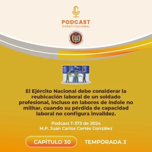 Reubicación de un soldado en labores no militares