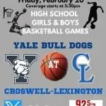 HS Girls Basketball Replay - Yale at Croswell-Lexington 2-20-26