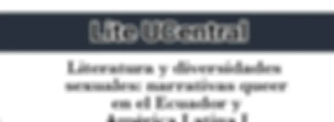 Literatura y diversidades sexuales. Parte I