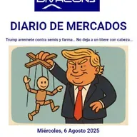 PODCAST en abierto DIARIO DE MERCADOS Miércoles 6 Agosto 2025