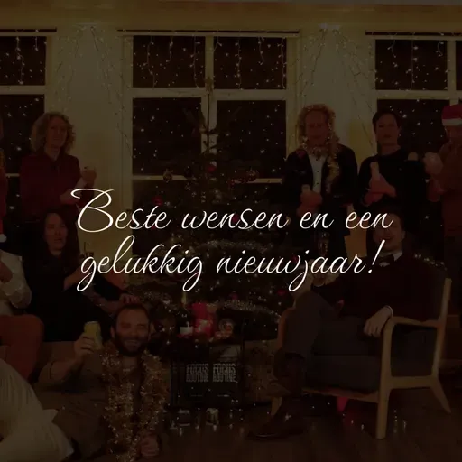 Beste wensen en een gelukkig nieuwjaar! 🍾