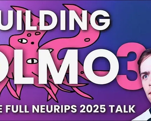 New Talk: Building Olmo 3 Think