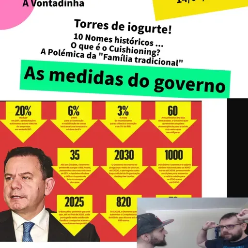 As medidas do governo | Torres de iogurte? | Cushioning | Família tradicional | 10 nomes históricos
