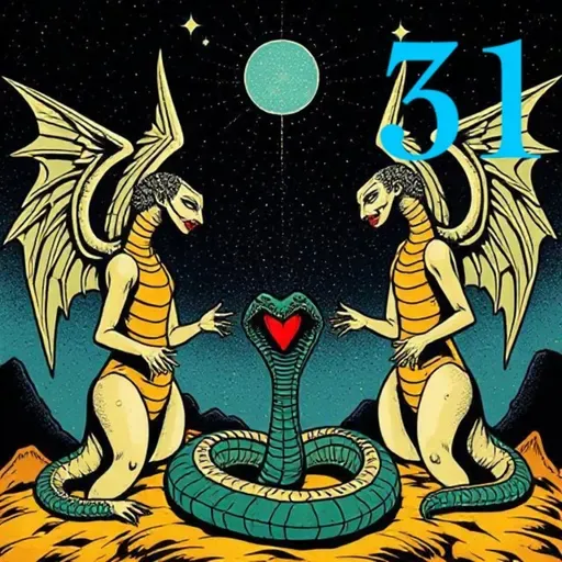 Buenos presagios, 31 (voz humana)