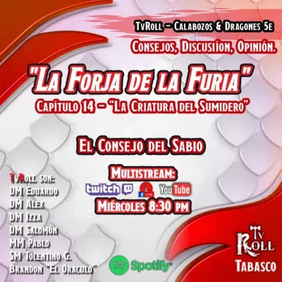 T3 E14 "La CRIATURA del Sumidero: ROPER" | La Forja de la Furia [Campaña 1 Oficial] D&D