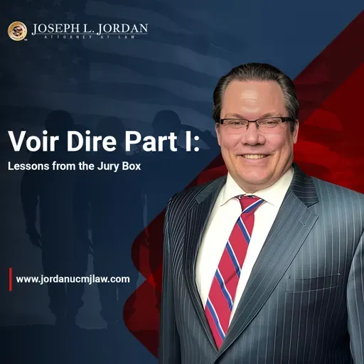 Voir Dire Part I: Lessons from the Jury Box