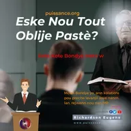 #1 Nou Tout Pa Oblije Pastè
