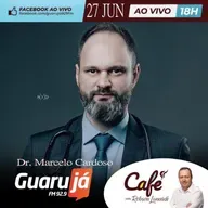 270622 - Café especial na Guarujá 92.9 FM, com Dr. Marcelo Cardoso
