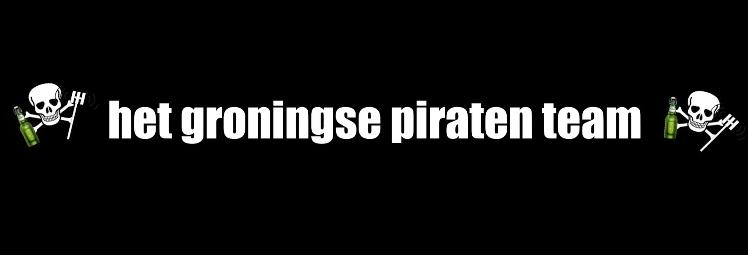 het Groningse piraten team