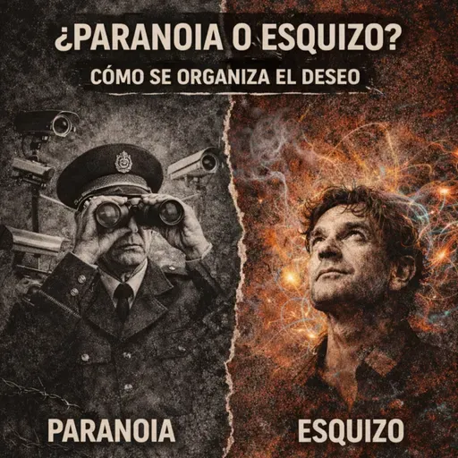 ¿Paranoia o esquizo? Cómo se organiza el deseo