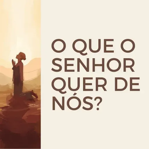 O QUE O SENHOR QUER DE NÓS - PR. SAULO NICÁCIO
