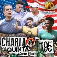 BOTAFOGO ESTREIA NA COPA DO MUNDO! PALMEIRAS ENCARA O PORTO! CHARLA DE QUINTA AO VIVO DE NOVA YORK! - CHARLA DE QUINTA #195