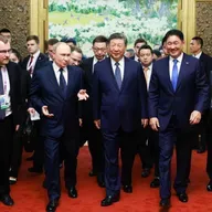 President Xi meets world leaders in Beijing, stresses common future