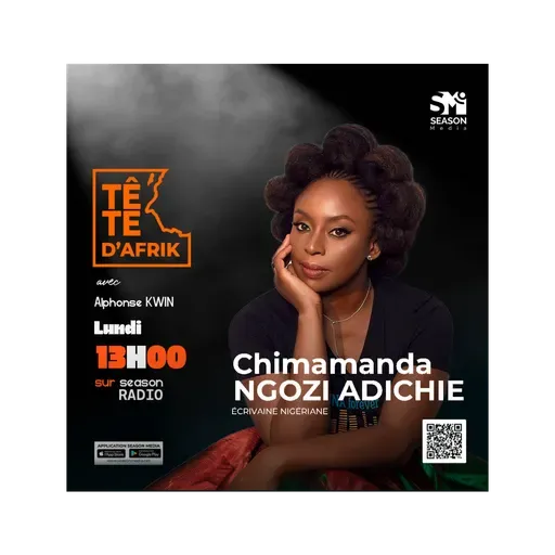 Chimamanda Ngozi Adichie, écrivaine nigériane au parcours inspirant.