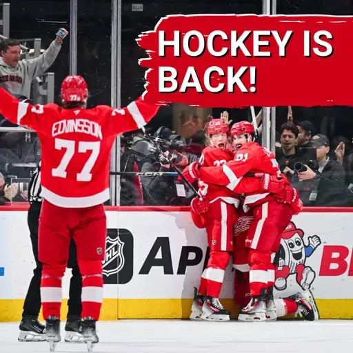 Hockey is back! Previewing the home opener against the Montreal Canadiens | Detroit Red Wings honor Alex Delvecchio