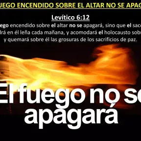ministerio evangelistico altar encendido