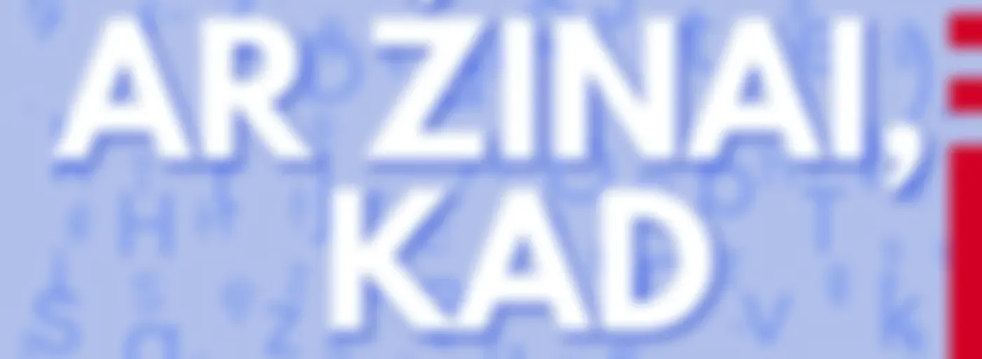 Ar žinai, kad