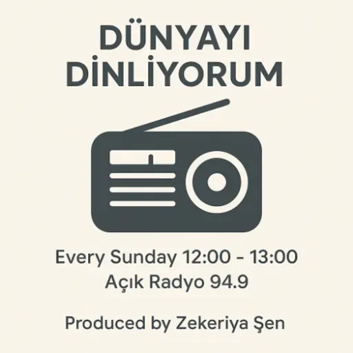 Dünyayı Dinliyorum #921: 13 Nisan 2025 Pazar günü Apaçık Radyo’da Yayınlanan Program