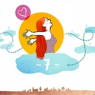 Auf Wolke sieben schweben