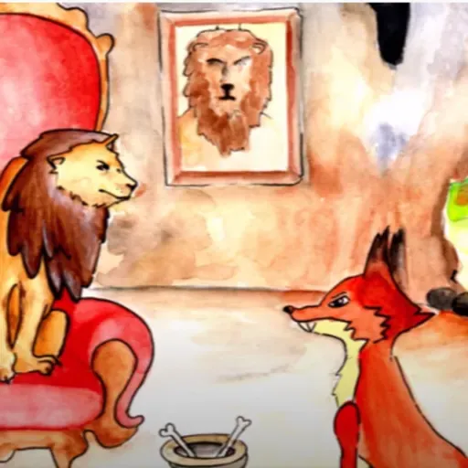 Aslan, Tilki ve Geyik