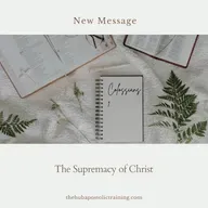 The Supremacy Of Christ