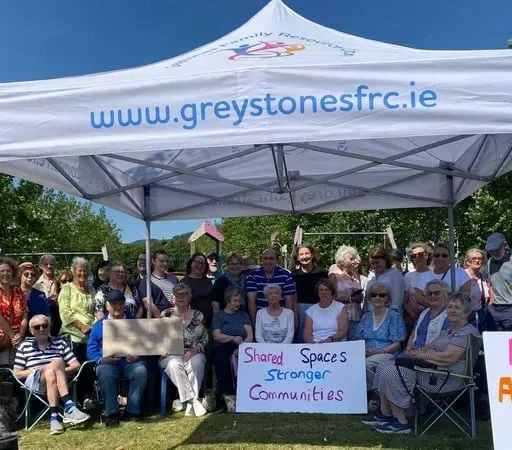 Residents in Wicklow protest after a family resource centre was closed and forced to relocate