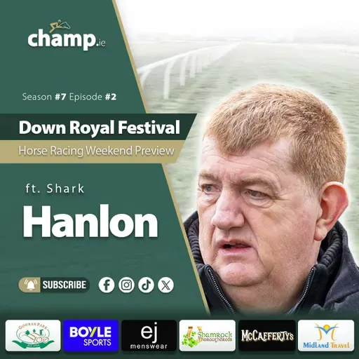 Ft. SHARK HANLON ⭐ DOWN ROYAL FESTIVAL & CHARLIE HALL PREVIEW ✅ Weekend Horse Racing Tips 🏇