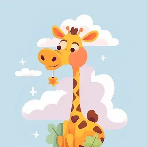 Bedtime Stories: Giraffe and Her Cloud🦒