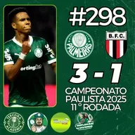 #298 | PALMEIRAS 3X1 BOTAFOGO-SP | PÓS JOGO | COLETIVA ABEL FERREIRA