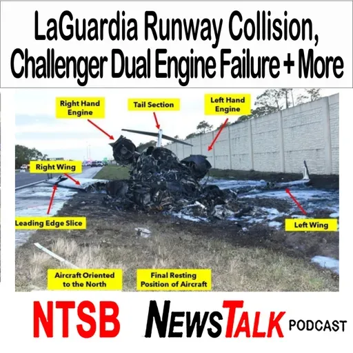 LaGuardia Runway Collision, Challenger 600 Dual Engine Flameout, and More NTSB Accident Reports