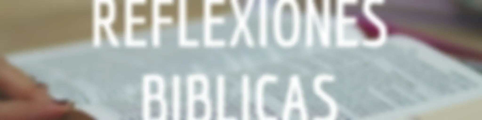 REFLEXIONES BIBLICAS
