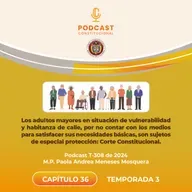 Protección a los adultos mayores en habitanza de calle