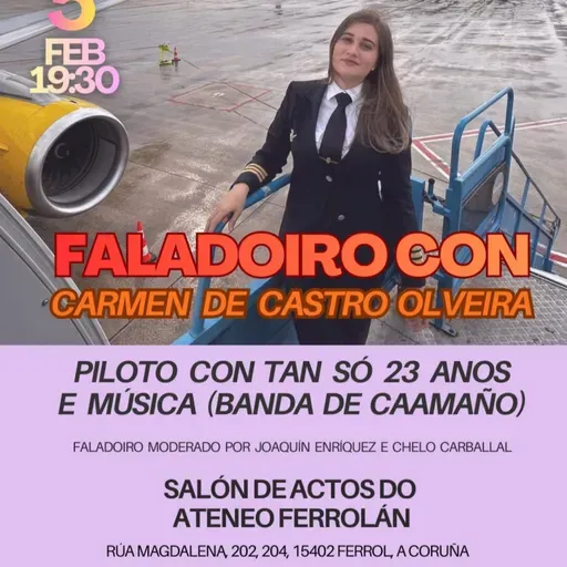 Faladoiro con Carmen de Castro Olveira