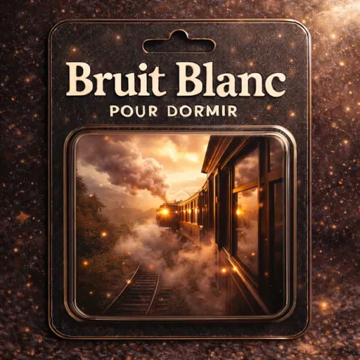 1 H Bruit Blanc pour DORMIR | Ambiuance dans un train à vapeur