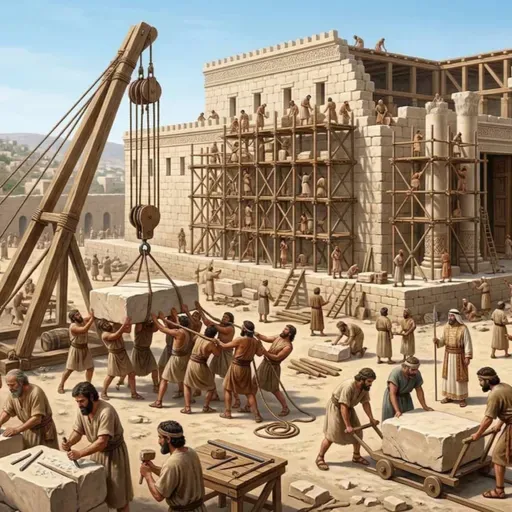 316. 1 Rois 5 – Les ouvriers du Temple de Jérusalem