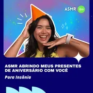 ASMR abrindo meus presentes de aniversário com você 🥳🎁