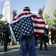 Covering the military parade and a No Kings rally on the same day