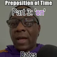 Preposition of Time 'on' | part 3