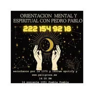 Orientacion mental y espiritual con pedro pablo Lunes 20 nov 2024