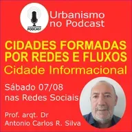  CIDADES FORMADAS POR REDES E FLUXOS. Arqt. Prof. Antônio Carlos - COMENTA 