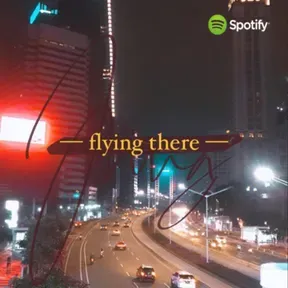 —flying there—