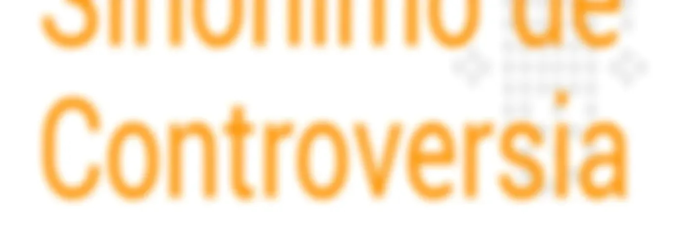 Sinónimo de Controversia
