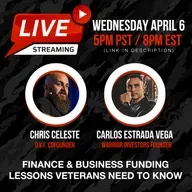 Best Business and Credit Advice For Veterans (Ep.14: Carlos Martin Estrada Vega Interviewed By Chris Celeste)