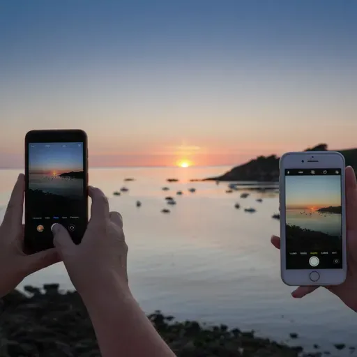 Kann man auf Fotos Sonnenaufgang von Sonnenuntergang unterscheiden?