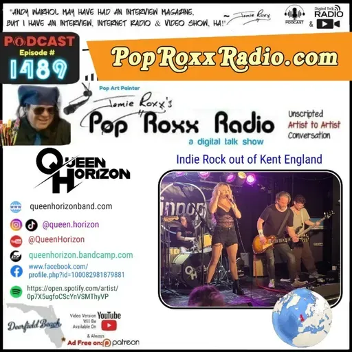 QUEEN HORIZON (Indie Rock out of Kent, England) | Pop Roxx Radio