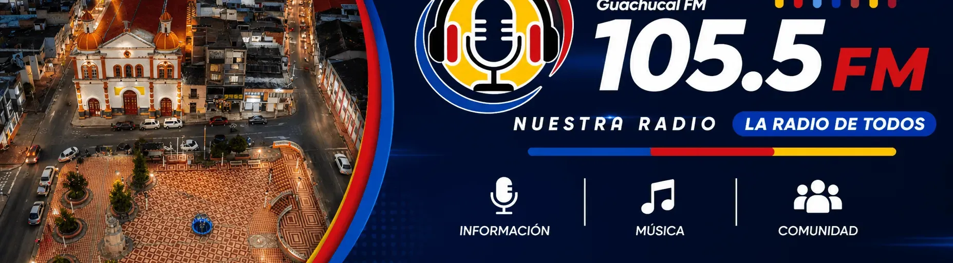 GUACHUCAL  ESTEREO  105.5 FM